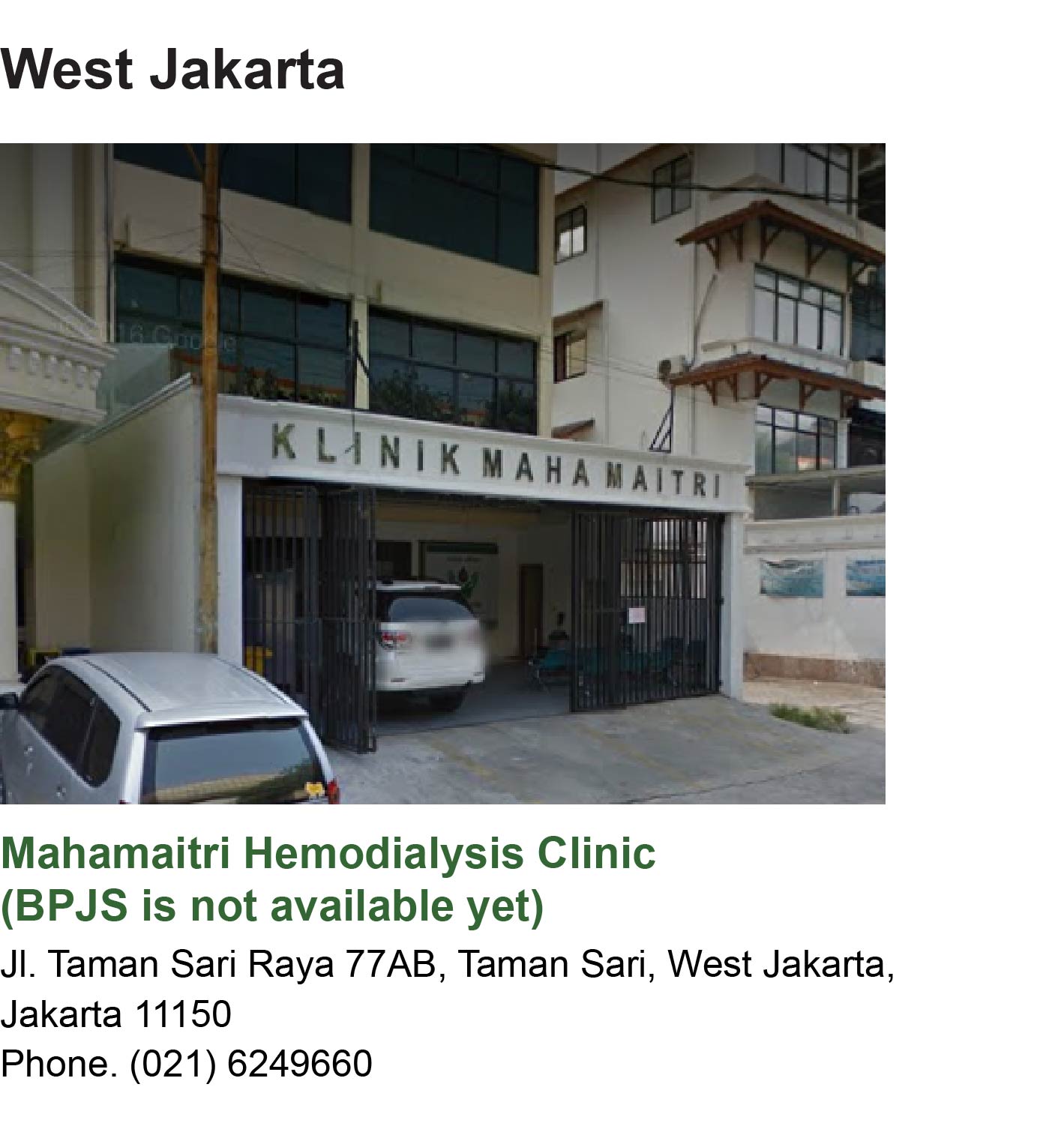 lokasi Jakarta Barat 1